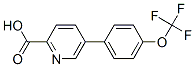 5-(4-Trifluoromethoxyphenyl)-picolinic acid Struktur