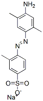 sodium 6-[(4-amino-2,5-xylyl)azo]toluene-3-sulphonate  Struktur