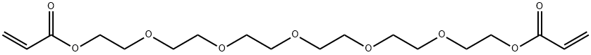 3,6,9,12,15-pentaoxaheptadecane-1,17-diyl diacrylate Struktur