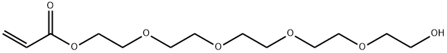 14-hydroxy-3,6,9,12-tetraoxatetradecyl acrylate  Struktur