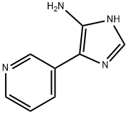 1H-Imidazol-4-amine,  5-(3-pyridinyl)-  (9CI) Struktur