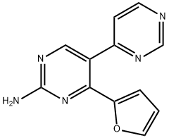 [4,5'-BipyriMidin]-2'-aMine, 4'-(2-furanyl)- Struktur