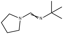 2-Propanamine, 2-methyl-N2-[1-tetrahydro-1H-1-pyrrolylmethylidene] Struktur