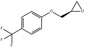 (R)-2-((4-(TRIFLUOROMETHYL)PHENOXY)METHYL)OXIRANE Struktur