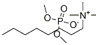 trimethyloctylammonium dimethyl phosphate Struktur