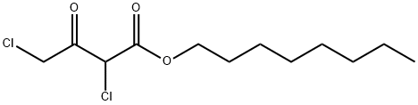 octyl 2,4-dichloro-3-oxobutyrate Struktur