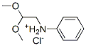 N-(2,2-dimethoxyethyl)anilinium chloride Struktur