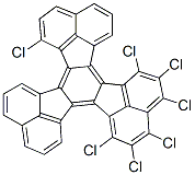 heptachlorodiacenaphtho[1,2-j:1',2'-l]fluoranthene Struktur