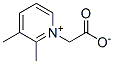 1-(carboxylatomethyl)dimethylpyridinium Struktur