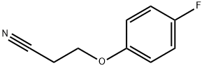 3-(4-FLUOROPHENOXY)PROPIONITRILE  97 Struktur