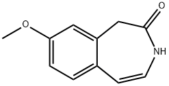 8-METHOXY-1,3-DIHYDRO-2H-3-BENZAZEPIN-2-ONE Struktur