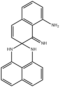 2,3-Dihydro-2-spiro-7'-[8'-imino-7',8'-dihydronaphthalen-1'-amine]perimidine Struktur