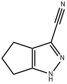 1,4,5,6-TETRAHYDRO-CYCLOPENTAPYRAZOLE-3-CARBONITRILE Struktur