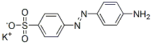 potassium p-[(p-aminophenyl)azo]benzenesulphonate Struktur