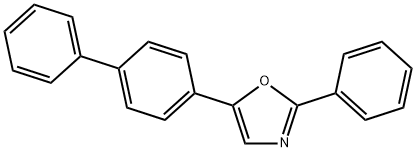 5-[1,1'-biphenyl]-4-yl-2-phenyloxazole Struktur