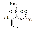 sodium 2-amino-6-nitrobenzenesulphonate Struktur