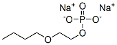 disodium 2-butoxyethyl phosphate Struktur