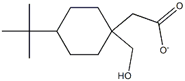 4-(1,1-dimethylethyl)cyclohexylmethyl acetate Struktur