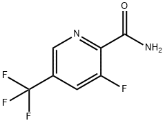 3-Fluoro-5-(trifluoromethyl)pyridine-2-carboxamide Struktur