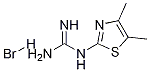 1-(4,5-Dimethyl-1,3-thiazol-2-yl)guanidine hydrobromide Struktur