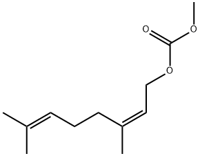 Carbonic acid, (2Z)-3,7-dimethyl-2,6-octadien-1-yl methyl ester Struktur