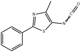 5-ISOCYANATO-4-METHYL-2-PHENYL-1,3-THIAZOLE Struktur