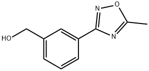 [3-(5-METHYL-1,2,4-OXADIAZOL-3-YL)PHENYL]METHANOL Struktur