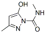 1H-Pyrazole-1-carboxamide,  5-hydroxy-N,3-dimethyl- Struktur