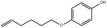 6-(4'-Hydroxyphenoxy)-1-hexene Struktur