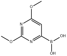 Boronic acid, (2,6-dimethoxy-4-pyrimidinyl)- (9CI) Struktur