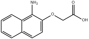 [(1-amino-2-naphthyl)oxy]acetic acid Struktur