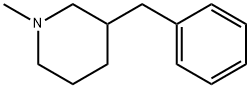 3-benzyl-1-methylpiperidine Struktur