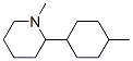 1-methyl-2-(4-methylcyclohexyl)piperidine Struktur