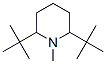 2,6-di-tert-butyl-1-methylpiperidine Struktur