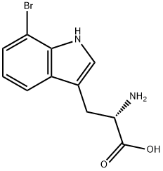 7-Bromo-DL-tryptophan Struktur