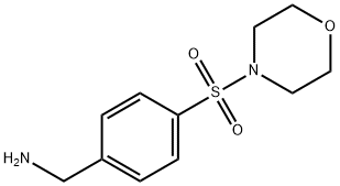 4-(MORPHOLINE-4-SULFONYL)-BENZYLAMINE HYDROCHLORIDE Struktur