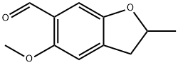 5-METHOXY-2-METHYL-2,3-DIHYDRO-1-BENZOFURAN-6-CARBALDEHYDE Struktur