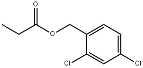 (2,4-dichlorophenyl)methyl propanoate Struktur