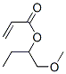 1-(methoxymethyl)propyl acrylate Struktur