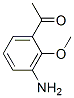 Ethanone, 1-(3-amino-2-methoxyphenyl)- (9CI) Struktur