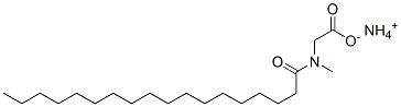 ammonium N-methyl-N-(1-oxooctadecyl)aminoacetate Struktur