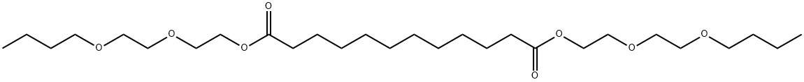 bis[2-(2-butoxyethoxy)ethyl] dodecanedioate Struktur