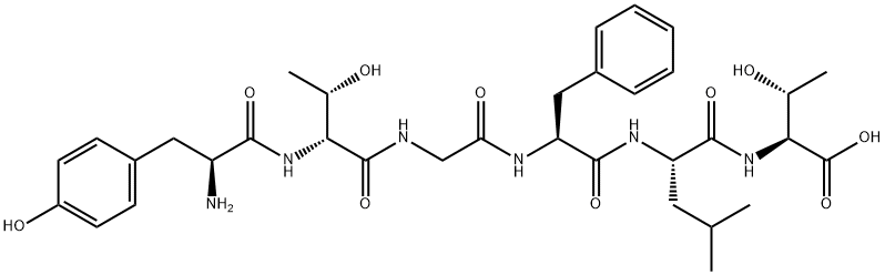 (D-THR2)-LEUCINE ENKEPHALIN-THR ACETATE Struktur