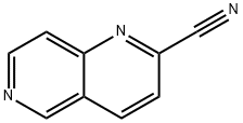 1,6-NAPHTHYRIDINE-2-CARBONITRILE Struktur