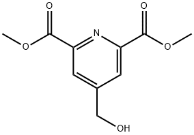 4-(HydroxyMethyl)-2,6-pyridinedicarboxylic Acid 2,6-DiMethyl Ester Struktur