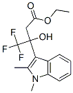 ETHYL 3-(1,2-DIMETHYL-1H-INDOL-3-YL)-4,4,4-TRIFLUORO-3-HYDROXYBUTANOATE Struktur