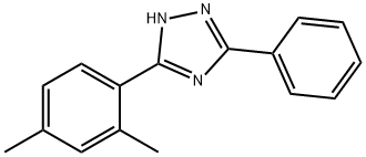 5-Phenyl-3-(2,4-xylyl)-1H-1,2,4-triazole Struktur