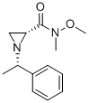 (R)-N-METHOXY-N-METHYL-1-((S)-1-PHENYLETHYL)AZIRIDINE-2-CARBOXAMIDE Struktur