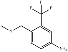 4-Dimethylaminomethyl-3-trifluoromethylphenylamine Struktur