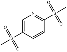 2,5-BIS(METHYLSULFONYL)PYRIDINE Struktur